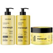 Kit 3 Itens Labotrat Dia a Dia Hidratante + Esfoliante + Sabonete Maracuja Rosto Corpo 490ml Kit 3 Itens Labotrat Dia a Dia Hidratante + Esfoliante + Sabonete Maracuja Rosto Corpo 490ml