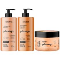 Kit 3 Itens Labotrat Dia a Dia Hidratante + Esfoliante + Sabonete Pessego Rosto Corpo 490ml Kit 3 Itens Labotrat Dia a Dia Hidratante + Esfoliante + Sabonete Pessego Rosto Corpo 490ml
