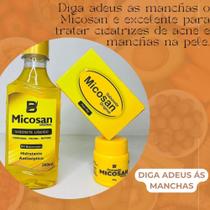 Kit 3 itens Micosan - Sabonete líquido barra e pomada Micosan