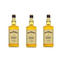 Kit 3 Jack Daniel'S Honey Original 375Ml Uísque Padrinhos