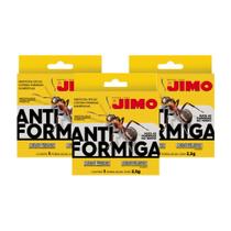Kit 3 Jimo Anti Formiga Porta Iscas 2,5g Mata Formigas De Forma Rápida Eficaz Ideal Para Cozinhas Dispensas Armarios Aplicação Ambientes Internos