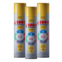 Kit 3 Jimo Desengordurante Limpeza Multiuso 400ml Remove Gordura Espuma Ativa Cooktops Grelhas Coifas Grills Panelas Banheiro Assadeira Boxes