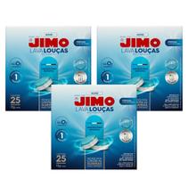 Kit 3 Jimo Lava Louça Multicamadas Desengordurante C/25 Kit 3 Jimo Lava Louça Multicamadas Desengordurante C/25