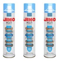 Kit 3 Jimo Multi Superficies 400ml Metal Plastico Eletronicos