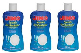 Kit 3 Jimo Secante Abrilhantador Louça 100ml Original Kit 3 Jimo Secante Abrilhantador Louça 100ml Original