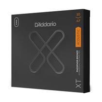 Kit 3 jogo de corda d'addario xtapb1047 extra light phosphor bronze