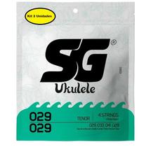 Kit 3 Jogos de Corda Ukulele Tenor Nylon .029 - SG Strings Kit 3 Jogos de Corda Ukulele Tenor Nylon .029 - SG Strings