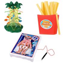 Kit 3 Jogos De Destreza E Diversão Pula Batata Cada Macaco No Seu Galho Doutor Maluco