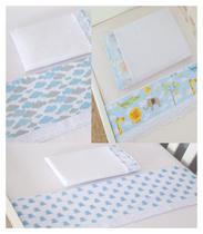 Kit 3 Jogos de Lençóis Mini Berço 9 peças Nuvem, Ted e Safari Kit 3 Jogos de Lençóis Mini Berço 9 peças Nuvem, Ted e Safari