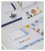 Kit 3 Jogos de Lençóis Mini Berço 9 peças Príncipe e Safari Kit 3 Jogos de Lençóis Mini Berço 9 peças Príncipe e Safari