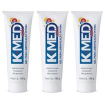 Kit 3 K-Med Gel Lubrificante Íntimo 100G Original