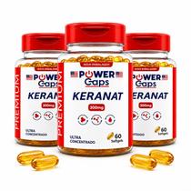 Kit 3 Keranat 300mg 180 Cápsulas Softgel Crescimento Capilar Kit 3 Keranat 300mg 180 Cápsulas Softgel Crescimento Capilar