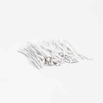 Kit 3 Kg Fecho Plástico Branco 8cm Amarra Tipo Araminho com Revestimento