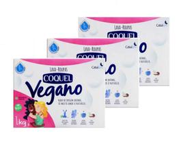 Kit 3 Kg Lava Roupas Coco Biodegradável Vida Macia Vegano