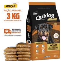 Kit 3 KG Ração Para Cachorro Quidog Performance Granel