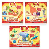 Kit 3 Ki Massa Hora Do Lanche + Sorvete + Maquininha De Macarrão