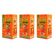 Kit 3 Kids Vitamina C 60 Comp Mastigáveis Sabor Laranja - Good Vit