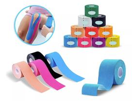 Kit 3 Kinesio Tape Fita Bandagem Fisioterapia Dor Muscular