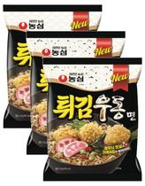 kit 3 LAMEN COREANO UDON TEMPURA NOODLE SOUP NONGSHIM 118G