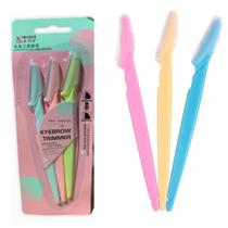 Kit 3 Lâminas Sobrancelha E Rosto Navalha Depilação Kit 3 Lâminas Sobrancelha E Rosto Navalha Depilação