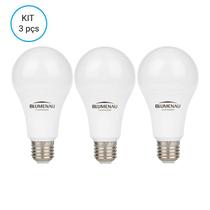 Kit 3 lampada bulbo led 12w 1050lm 6500k e-27 branco frio Kit 3 lampada bulbo led 12w 1050lm 6500k e-27 branco frio