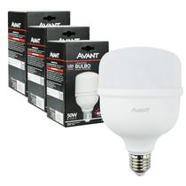 Kit 3 Lâmpada Bulbo Led 50W Luz Branco Frio 6500K Soquete E27 Galpão Industrial - Avant