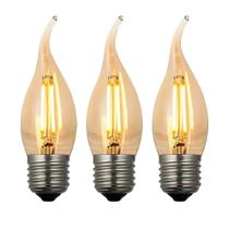 Kit 3 Lâmpada Chama Vela LED Iluminação Decorativa Estilo Clássico Aconchegante Sofisticado Elegante Kit 3 Lâmpada Chama Vela LED Iluminação Decorativa Estilo Clássico Aconchegante Sofisticado Elegante