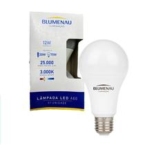 Kit 3 Lampada Led Bulbo 12w E27 Branca Quente 3000K Amarela - Blumenau Iluminação