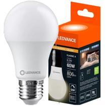 Kit 3 Lampada Led Bulbo 8,5W Dimerizavel Luz Quente 3000K 220V
