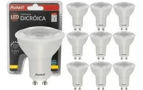 Kit 3 Lâmpada Led Dicróica G10 Ne4000k 4,8w Luz Banca Neutra