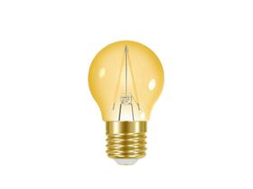 Kit 3 Lâmpada LED Filamento Vintage Bolinha G45 Autov Âmbar