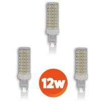 Kit 3 Lâmpada Led Halopim G9 12w 88 Leds Para Lustre Arandela 110V/220V