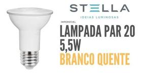 Kit 3 Lampada Led Par 20 Stella 5,5w 3000k - Sth9020/27