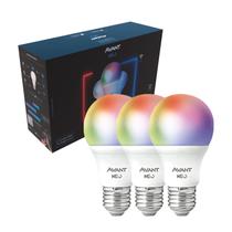 Kit 3 Lampada Led Pera Smart Inteligente 10w RGB Colorido E27 110v/220v Ip20 Branco Cod: 290048175 Avant Neo Kit 3 Lampada Led Pera Smart Inteligente 10w RGB Colorido E27 110v/220v Ip20 Branco Cod: 290048175 Avant Neo
