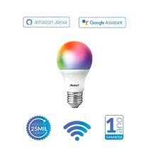 Kit 3 Lâmpada LED Smart Wi-Fi NEO 10W E27 RGB Branco Avant Kit 3 Lâmpada LED Smart Wi-Fi NEO 10W E27 RGB Branco Avant
