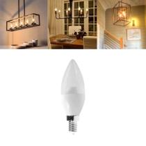 Kit 3 Lâmpada Led Vela Transparente 2700/6000k Luminatti