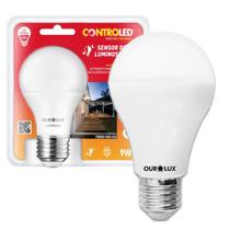 Kit 3 Lampada Noturna 9w Sensor Luminosidade Branco Frio 6500K