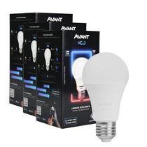 Kit 3 Lampada Pera Led Smart 10W Luz Quente/Fria Wi-Fi Alexa Echo Google Home - NEO AVANT