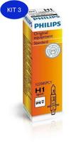 Kit 3 Lampada Philips H1 Palio Adventure 1.8 11/13 Farol Milha