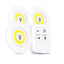 Kit 3 Lampada Spot Luminaria Led Sem Fio Closet Armario Luz