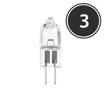 Kit 3 Lâmpadas Halógena Jc Bipino 20W 12V 01381