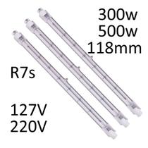kit 3 Lâmpadas Halógena Palito 300w 500w 118mm R7s 127V/220V Empalux kit 3 Lâmpadas Halógena Palito 300w 500w 118mm R7s 127V/220V Empalux