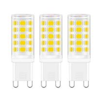 Kit 3 Lâmpadas Halopin Led G9 5W Bivolt 3000k BrancoQuente