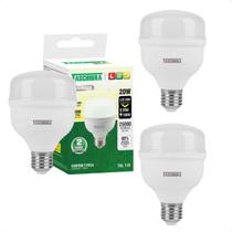 Kit 3 Lâmpadas High Led TKL 20W Taschibra E27 Bivolt Kit 3 Lâmpadas High Led TKL 20W Taschibra E27 Bivolt