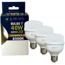Kit 3 Lâmpadas Led Bulbo 40w E27 Branco Frio Inmetro Luminarte Kit 3 Lâmpadas Led Bulbo 40w E27 Branco Frio Inmetro Luminarte