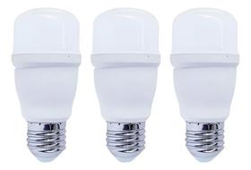 Kit 3 Lampadas LED Compacta E27 Luz Forte 9W Bivolt Branca Kit 3 Lampadas LED Compacta E27 Luz Forte 9W Bivolt Branca