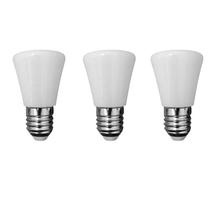 Kit 3 Lâmpadas Mini 1w E27 Coroa Led Abajur Varal