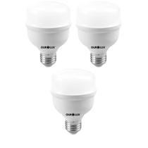 Kit 3 lampadas superled alta potencia 20w 1600 lm e27 6500k