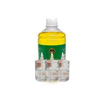 Kit 3 Lamparina Cilíndrica + 500 ml Fluido Citronela