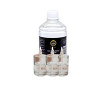 Kit 3 Lamparina Cilíndrica + 500 ml Fluido Puro - Bistrot